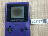 LG7757 With Defects - GameBoy Color Purple Console Nintendo Japan