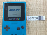 LG7768 With Defects - GameBoy Color Blue Console Nintendo Japan