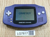 LG7817 With Defects - GameBoy Advance Violet Console Nintendo Japan