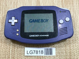 LG7818 With Defects - GameBoy Advance Violet Console Nintendo Japan