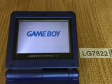 LG7822 Tested Working - GameBoy Advance SP Azurite Blue Console Nintendo Japan