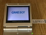 LG7823 With Defects - GameBoy Advance SP Platinum Silver Console Nintendo Japan