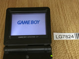 LG7824 With Defects - GameBoy Advance SP Onyx Black Console Nintendo Japan