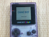 LG7832 Tested Working - GameBoy Color Clear Purple Console Boxed Nintendo Japan