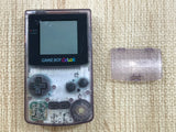 GameBoy Color Clear Purple Console Nintendo Japan - Tested Working LG7861