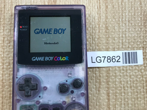 GameBoy Color Clear Purple Console Nintendo Japan - With Defects