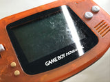 GameBoy Advance Clear Orange & Black Console Nintendo Japan - Not Working LG7911