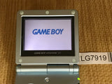 GameBoy Advance SP Pearl Blue Console Nintendo Japan - Tested Working LG7919