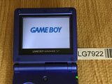 GameBoy Advance SP Azurite Blue Console Nintendo Japan - Tested Working LG7922