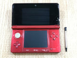 Nintendo 3DS Flare Red Console Nintendo Japan - Tested Working LG7932