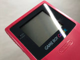 GameBoy Color Red Console Nintendo Japan - Tested Working LG7967
