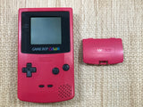 GameBoy Color Red Console Nintendo Japan - Tested Working LG7967