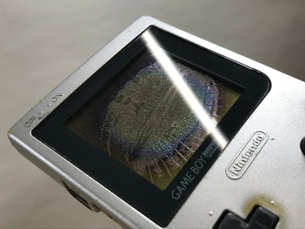 GameBoy Pocket Silver Console Nintendo Japan - With Defects LG8068