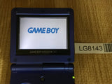 GameBoy Advance SP Azurite Blue Console Nintendo Japan - Tested Working LG8143
