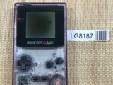 GameBoy Color Clear Purple Console Nintendo Japan - With Defects LG8187