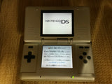 Nintendo DS Platinum Silver Console Boxed Nintendo Japan - Tested Working LG8260