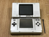 Nintendo DS Platinum Silver Console Nintendo Japan - Tested Working LG8337