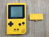 GameBoy Pocket Yellow Console Nintendo Japan - Tested Working LG8365
