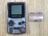 GameBoy Color Clear Purple Console Nintendo Japan - Tested Working LG8383