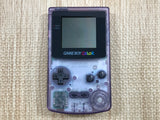 GameBoy Color Clear Purple Console Nintendo Japan - With Defects LG8388