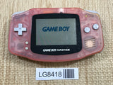 GameBoy Advance Milky Pink Console Nintendo Japan - Tested Working LG8418