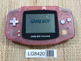 GameBoy Advance Milky Pink Console Nintendo Japan - With Defects LG8420