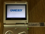 GameBoy Advance SP Platinum Silver Console Japan - Tested Working LG8451