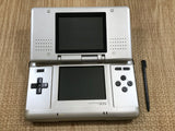 Nintendo DS Platinum Silver Console Nintendo Japan - Tested Working LG8453