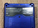 GameBoy Advance SP Azurite Blue Console Nintendo Japan - With Defects LG8559