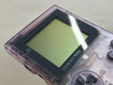 GameBoy Pocket Clear Purple Console Nintendo Japan - Tested Working LG8577