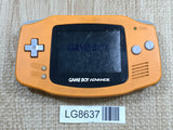 GameBoy Advance Orange Console Nintendo Japan - With Defects LG8637