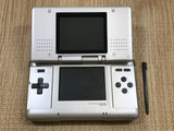 Nintendo DS Platinum Silver Console Nintendo Japan - Tested Working LG8663