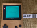 GameBoy Light Gold Console Nintendo Japan - With Defects LG8680