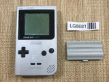 GameBoy Light Silver Console Nintendo Japan - Not Working LG8681