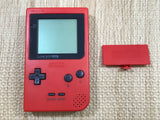 GameBoy Pocket Red Console Nintendo Japan - Tested Working LG8693