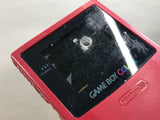 GameBoy Color Red Console Nintendo Japan - Not Working LG8726