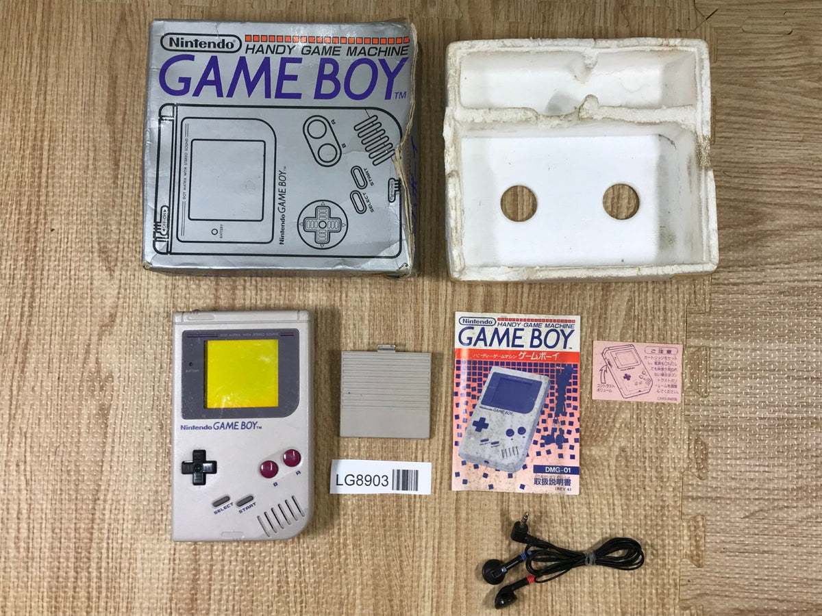 GameBoy Original DMG-01 Console Boxed Nintendo Japan - Tested