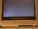 GameBoy Advance SP Pearl Blue Console Nintendo Japan - With Defects LG8978