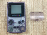 GameBoy Color Clear Purple Console Nintendo Japan - Tested Working LG9048