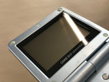 GameBoy Advance SP Pearl Blue Console Nintendo Japan - Tested Working LG9114