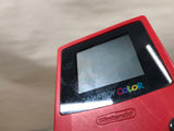 GameBoy Color Red Console Nintendo Japan - Not Working LG9157