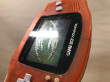 GameBoy Advance Clear Orange & Black Console Japan - With Defects LG9203