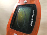 GameBoy Advance Clear Orange & Black Console Japan - With Defects LG9203