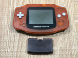 GameBoy Advance Clear Orange & Black Console Japan - With Defects LG9203