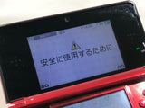 Nintendo 3DS Flare Red Console Boxed Nintendo Japan - Tested Working LG9230