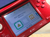Nintendo 3DS Flare Red Console Boxed Nintendo Japan - Tested Working LG9230