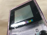 GameBoy Color Clear Purple Console Nintendo Japan - Tested Working LG9261