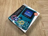 GameBoy Color Blue Console Boxed Nintendo Japan - Tested Working LG9338