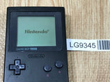 GameBoy Pocket Black Console Nintendo Japan - Tested Working LG9345