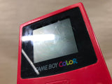 GameBoy Color Red Console Nintendo Japan - Tested Working LG9353
